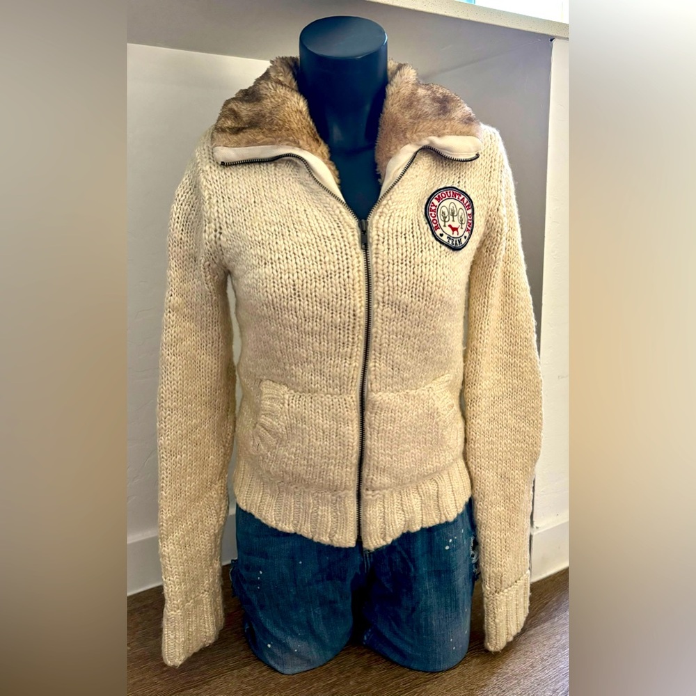 Thick sweater jacket